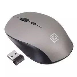 Мышь Oklick 565MW 1103663 matt черный/серый оптическая (1600dpi) беспроводная USB для ноутбука (4but