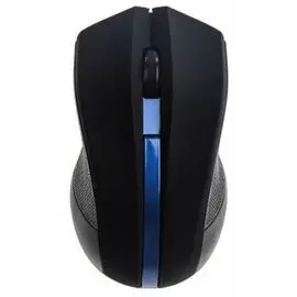 Мышь Oklick 615MW 412862 черный/синий оптическая (1000dpi) беспроводная USB для ноутбука (3but)