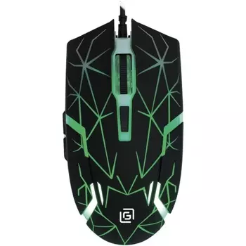 Мышь Oklick 701G черная оптическая (3600dpi) USB для ноутбука (6but) (1884623)