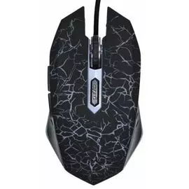 Мышь Oklick 905G INVASION MW-1607 черная/рисунок, 3200dpi, USB, 6 кнопок (405626)