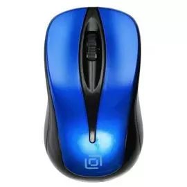 Мышь Oklick 675MW 1025918 черный/синий оптическая (800dpi) беспроводная USB для ноутбука (3but)