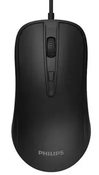 Мышь Philips SPK7214 4 кноп., USB 2.0, 800-1600dpi, Чёрный