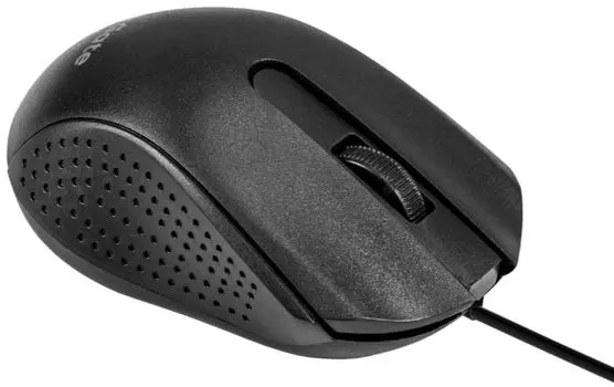 Мышь Exegate SH-8012 EX298192RUS (USB, оптическая, 1000dpi, 3D, 3 кнопки и колесо прокрутки, длина кабеля 1,35м, черная, Color Box)
