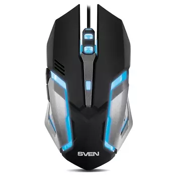 МФУ SV-018344 Игровая мышь SVEN RX-G740 USB (5+1кл. бесш. кл. 800-2400DPI, SoftTouch, подсветка)