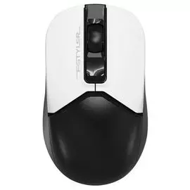 Мышь Wireless A4Tech Fstyler FB12 белый/черный оптическая (1200dpi) BT/Radio USB (3but) 1595332
