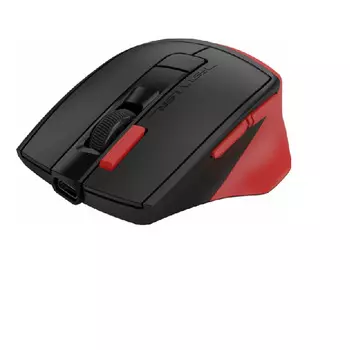 Мышь Wireless A4Tech Fstyler FG45CS Air красная/черная, оптическая, 2000dpi, silent, USB, 7but (1971438)
