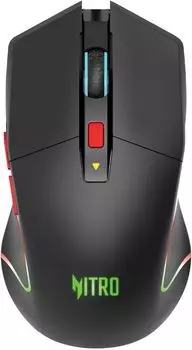 Мышь Wireless Acer Nitro OMR304 ZL.MCECC.01Z черная оптическая 3200dpi BT/Radio USB 6but
