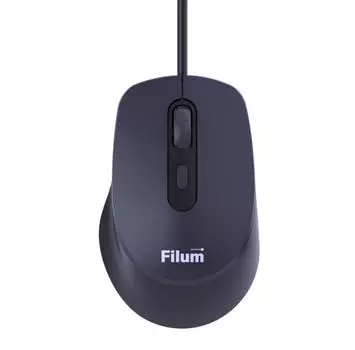 Мышь Filum FL-M05-BK оптическая USB 4 кл., DPI: 800/1200/1600/2400, черная, Windows XP/Vista/7/8/10, MacOS