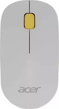 Мышь Wireless Acer OMR200 ZL.MCEEE.020 желтая, оптическая, 1200dpi, USB, 3кн, soft-touch