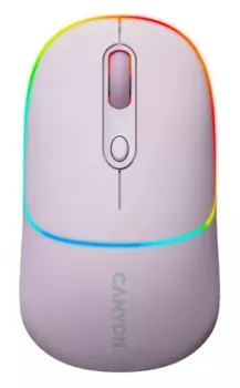 Мышь Wireless Canyon MW-22 CNS-CMSW22PR двухрежимная, перезаряжаемая, 2.4 ГГц /BT, оптическая, 6 кно