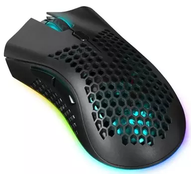 Мышь Wireless Defender WARLOCK GM-709L Defender 52709 черная оптическая 2400DPI USB 7BUT
