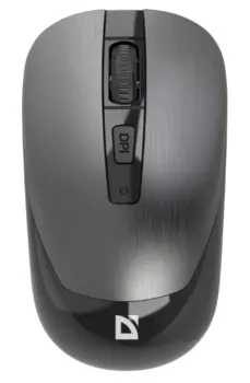 Мышь Wireless Defender Wave MM-995 52993 USB, симметричная, 800/1200/1600 dpi, серебристая