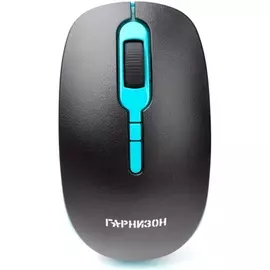 Мышь Wireless Garnizon GMW-460-1 черно-бирюзовый, 1000 DPI, 2 кн. колесо-кнопка