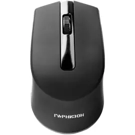 Мышь Wireless Гарнизон GMW-470 черный, 1000 DPI, soft touch, 3 кн. колесо-кнопка