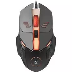 Мышь Defender ULTRA GLOSS MB-490 52490 800-1000dpi, 7цветов, 4кнопки, USB