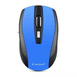 Мышь Wireless Gembird MUSW-330-1 2400 DPI, 2.4ГГц, синяя