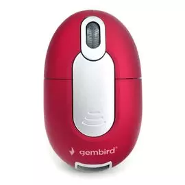 Мышь Wireless Gembird MUSW-605 2,4ГГц, 1200DPI, 3кн красная