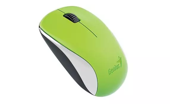 Мышь Wireless Genius NX-7000 31030016404 оптическая, 800, 1200, 1600 DPI, микроприемник USB, 3 кнопки, 2.4 GHz, зеленый/31030109111