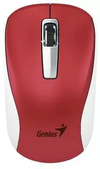 Мышь Wireless Genius NX-7010 31030018401 1200 dpi/оптический/3 кнопки/USB-приемник/2,4 ГГц/батарея AA/красный