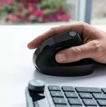 Мышь Wireless JLab Ergonomic IEUMJBERGORBLK82 Black