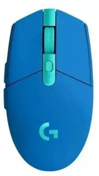 Мышь Wireless Logitech G304 Lightspeed 910-006026 синий оптическая 12000dpi USB 5but
