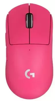 Мышь Wireless Logitech G PRO X SUPERLIGHT (УЦЕНЕННЫЙ) розовая оптическая (25600dpi) USB (4but)