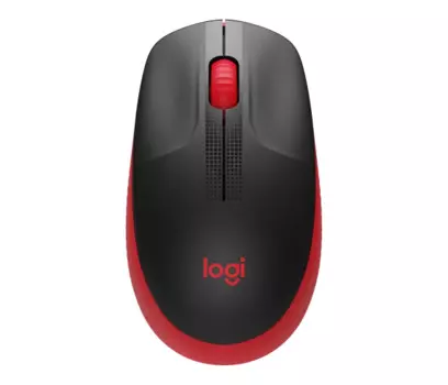 Мышь Wireless Logitech M190 красный/черный (1000dpi) USB 910-005926 / 910-005904