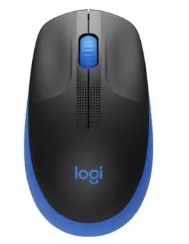 Мышь Wireless Logitech M191 910-005909 голубой/черный оптическая (1000dpi) BT/Radio USB