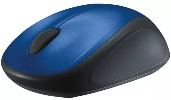 Мышь Wireless Logitech M235 910-007131 синий/черный оптическая, 1000dpi USB