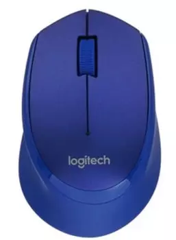 Мышь Wireless Logitech M330 Silent Plus 910-004925 оптическая, 1000dpi, USB, 2but, цвет: синий