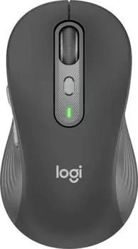 Мышь Wireless Logitech M750 L Large 910-006266 графитовая оптическая (4000dpi) BT/Radio USB (5but)