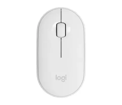 Мышь Wireless Logitech Pebble M350 910-005541 BT, white