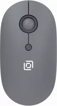 Мышь Wireless Oklick 408MW 2007533 графитовая оптическая 1600dpi silent USB для ноутбука 4but