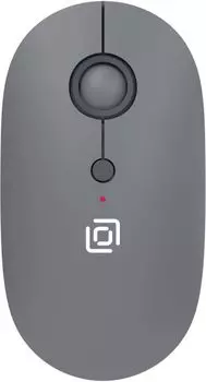 Мышь Wireless Oklick 409MW 2007545 графитовая оптическая 1600dpi silent BT/Radio USB для ноутбука 4but