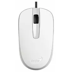 Мышь Genius DX-120 31010010401 1000 dpi, 3 кнопки+колесо прокрутки, провод 1,5 м, USB, White