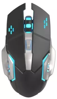 Мышь Wireless Oklick 770GW 1903004 черная/серебристая, оптическая (3600dpi), USB/радио, для ноутбука, (6but)