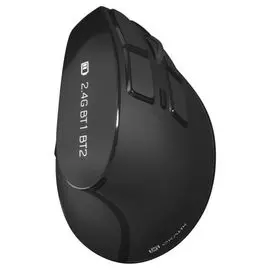 Мышь Wireless Oklick 990MW черная, оптическая (2400dpi) silent BT/Radio USB, для ноутбука (9but)