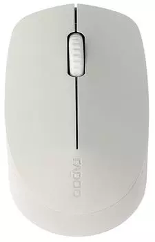 Мышь Wireless Rapoo M100 Silent, светло-серая