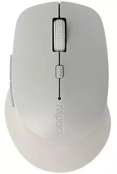 Мышь Wireless Rapoo M300 светло-серая