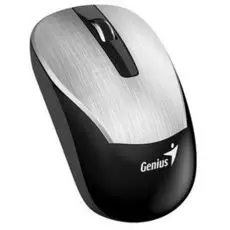 Мышь Genius ECO-8015 silver, 800/1200/1600 dpi, радио 2,4 Ггц, аккумулятор, USB