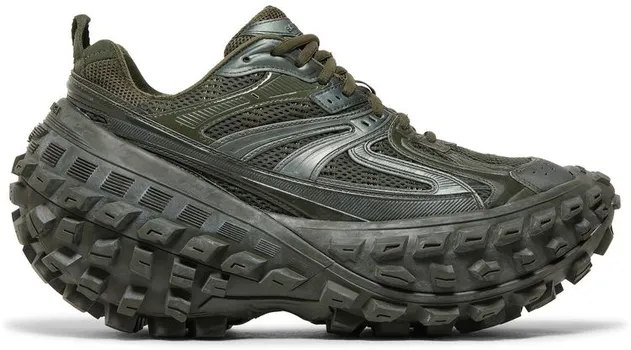 Кроссовки Balenciaga Defender Sneaker 'Dark Green', зеленый