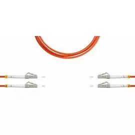 Патч-корд волоконно-оптический TELCORD ШОС-2x3.0-2LC/U-2LC/U-MM50-5м-LSZH-OR duplex LC/UPC-LC/UPC, M