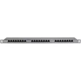 Патч-панель 19", 24xRJ45, FTP, Кат. 5е Hyperline PPHD-19-24-8P8C-C5E-SH-110D 0.5U, Dual IDC, экранированная