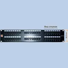 Патч-панель 19, 48xRJ45, UTP, Кат. 5е Lanmaster LAN-PP48UTP5E 2U