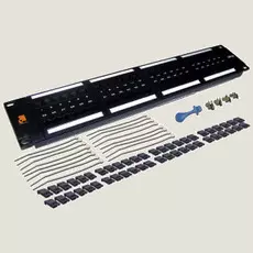 Патч-панель 19, 48xRJ45, UTP, Кат. 5е Lanmaster LAN-PPL48U5E 2U