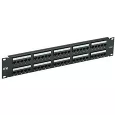 Патчпанель ITK PP50-2UC03U-110 2U телефонная, кат.3 50 портов 110 IDC