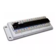 Патч-панель Lanmaster LAN-HCS-PP8U5E UTP Cat.5e, 8 портов, фронтальный монтаж