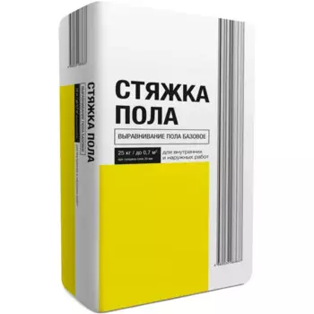 Стяжка пола 25 кг цвет серый