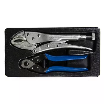 Licota ACK-274010 Набор: ручные тиски-струбцина и кабелерез. 2 пр., в ложементе