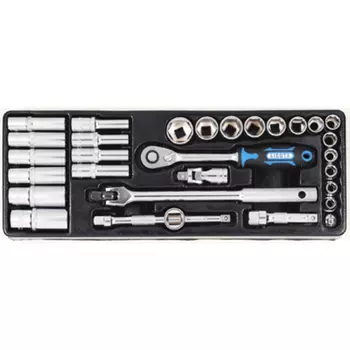 Licota ACK-384028 Набор торцевых головок 3/8" 30 пр. в ложементе